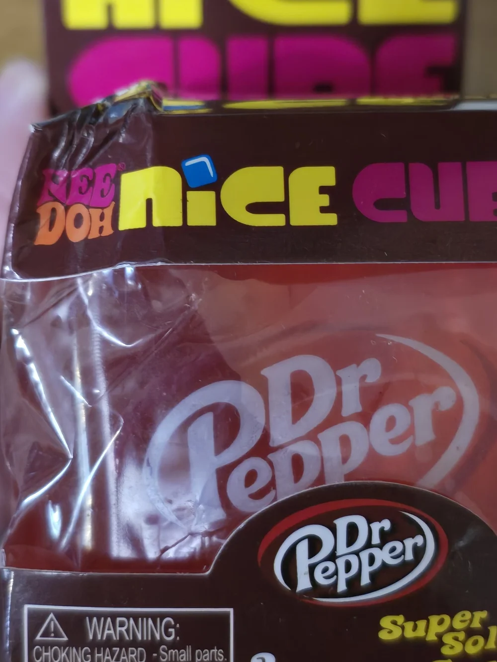 Dr.Pepper Themed Squishy Cube Toy